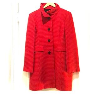 Ann Taylor Loft Coat in Bright Red (Never Worn!)